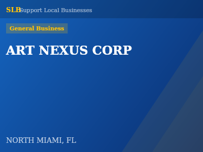 ART NEXUS CORP — General Business in NORTH MIAMI, FL