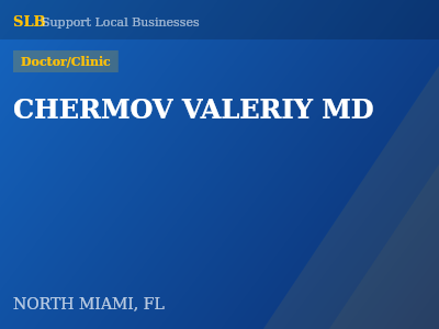 CHERMOV VALERIY MD — Doctor/Clinic in NORTH MIAMI, FL