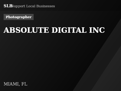 ABSOLUTE DIGITAL INC — Photographer in MIAMI, FL