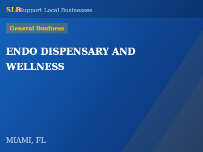 ENDO DISPENSARY AND WELLNESS — General Business in MIAMI, FL