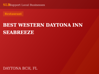 BEST WESTERN DAYTONA INN SEABREEZE — Restaurant in DAYTONA BCH, FL