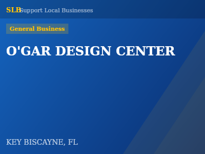 O'GAR DESIGN CENTER — General Business in KEY BISCAYNE, FL