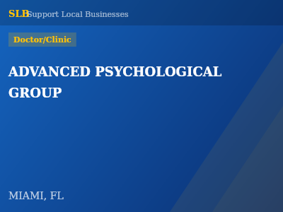 ADVANCED PSYCHOLOGICAL GROUP — Doctor/Clinic in MIAMI, FL