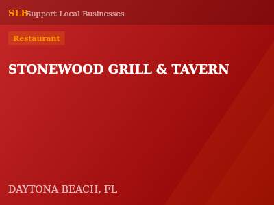 STONEWOOD GRILL & TAVERN — Restaurant in DAYTONA BEACH, FL