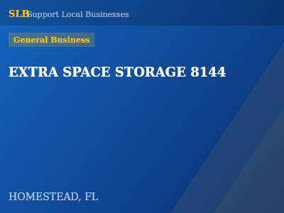 EXTRA SPACE STORAGE 8144 — General Business in HOMESTEAD, FL
