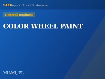 COLOR WHEEL PAINT — General Business in MIAMI, FL