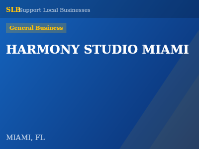 HARMONY STUDIO MIAMI — General Business in MIAMI, FL