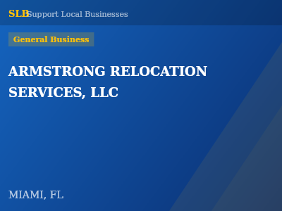 ARMSTRONG RELOCATION SERVICES, LLC — General Business in MIAMI, FL