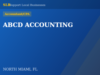 ABCD ACCOUNTING — Accountant/CPA in NORTH MIAMI, FL