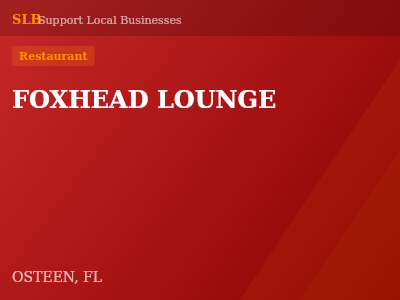 FOXHEAD LOUNGE — Restaurant in OSTEEN, FL
