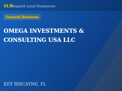 OMEGA INVESTMENTS & CONSULTING USA LLC — General Business in KEY BISCAYNE, FL