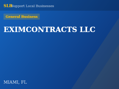 EXIMCONTRACTS LLC — General Business in MIAMI, FL