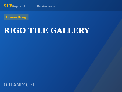 RIGO TILE GALLERY — Consulting in ORLANDO, FL