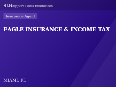EAGLE INSURANCE & INCOME TAX — Insurance Agent in MIAMI, FL