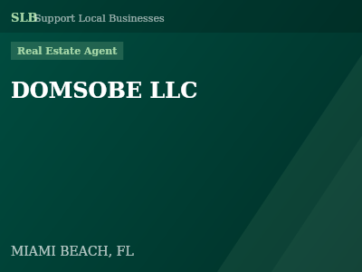 DOMSOBE LLC — Real Estate Agent in MIAMI BEACH, FL