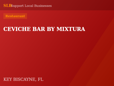 CEVICHE BAR BY MIXTURA — Restaurant in KEY BISCAYNE, FL