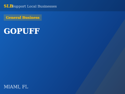 GOPUFF — General Business in MIAMI, FL