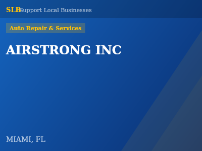 AIRSTRONG INC — Auto Repair & Services in MIAMI, FL