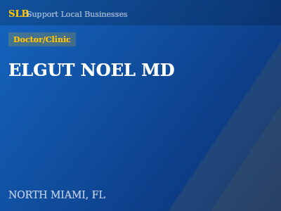 ELGUT NOEL MD — Doctor/Clinic in NORTH MIAMI, FL