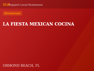 LA FIESTA MEXICAN COCINA — Restaurant in ORMOND BEACH, FL