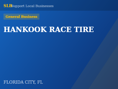 HANKOOK RACE TIRE — General Business in FLORIDA CITY, FL