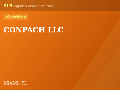 CONPACH LLC — Electrician in MIAMI, FL