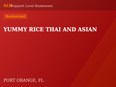 YUMMY RICE THAI AND ASIAN — Restaurant in PORT ORANGE, FL