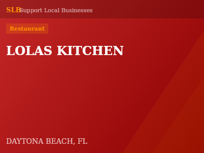 LOLAS KITCHEN — Restaurant in DAYTONA BEACH, FL