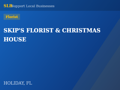 SKIP'S FLORIST & CHRISTMAS HOUSE — Florist in HOLIDAY, FL