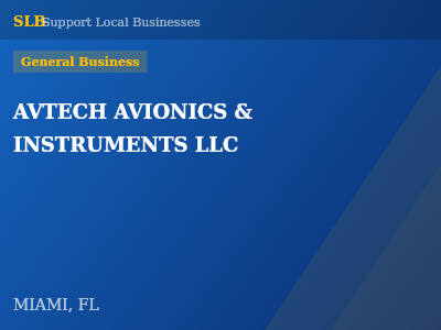 AVTECH AVIONICS & INSTRUMENTS LLC — General Business in MIAMI, FL