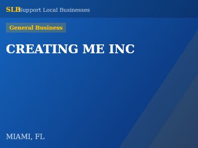 CREATING ME INC — General Business in MIAMI, FL