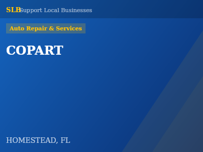 COPART — Auto Repair & Services in HOMESTEAD, FL
