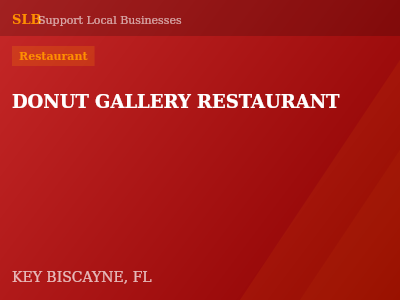 DONUT GALLERY RESTAURANT — Restaurant in KEY BISCAYNE, FL