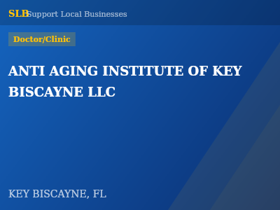 ANTI AGING INSTITUTE OF KEY BISCAYNE LLC — Doctor/Clinic in KEY BISCAYNE, FL