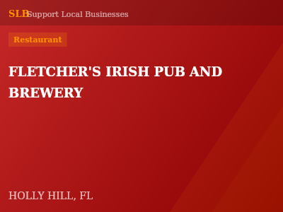FLETCHER'S IRISH PUB AND BREWERY — Restaurant in HOLLY HILL, FL