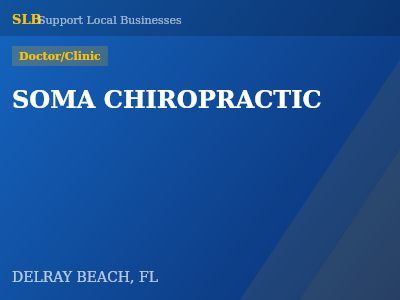 SOMA CHIROPRACTIC — Doctor/Clinic in DELRAY BEACH, FL