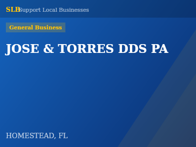 JOSE & TORRES DDS PA — General Business in HOMESTEAD, FL