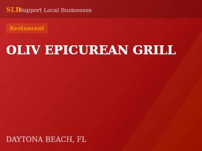OLIV EPICUREAN GRILL — Restaurant in DAYTONA BEACH, FL