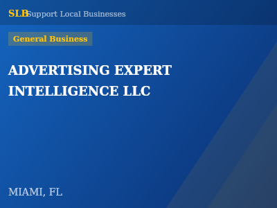 ADVERTISING EXPERT INTELLIGENCE LLC — General Business in MIAMI, FL